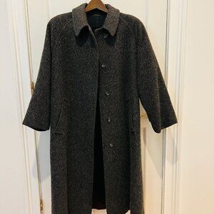 1960's Vintage B. Altman New York Fifth Ave Over Coat Wool Mohair Size 12